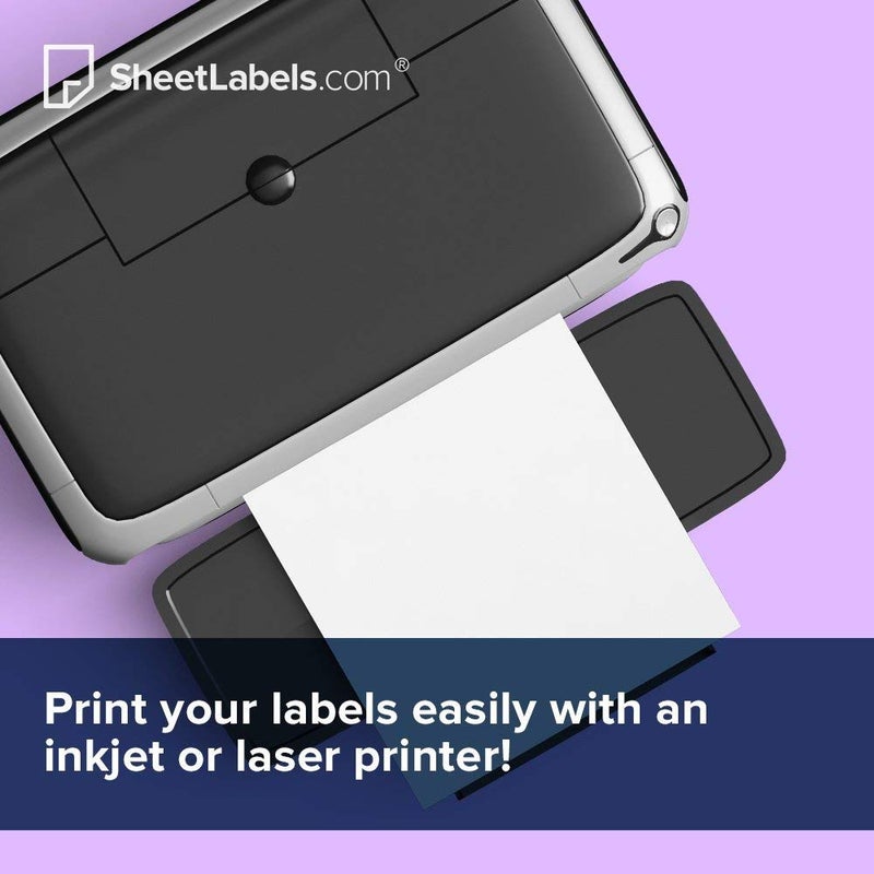 Sheet Labels 2" Round Labels, All Purpose White, Laser or Inkjet Printing, 2000 Labels - Image 2